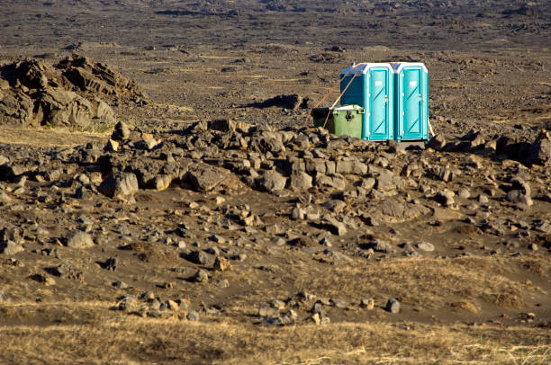 Site Portable toilet for construction area